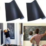 1PC 45 X 200CM Durable Pvc Blackboard Sticker Chalk Board Removable Mural Decor Art Chalkboard Wall Sticker For School Office Ro