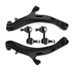 4PC K623343 K623344 K750422 Front Lower Control Arms With Ball Joint Sway Bars Kit Replacement For Subaru Legacy 2010 2011 2012