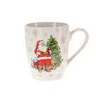 Mug Porcelain 340ML - Santa With Tree