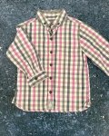 Purple And Grey Checked Collared Shirt 2 3Y
