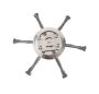 Steel Wire Grass Trimmer Head 5MM Aperture Universal Replacement
