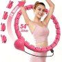 Fitness Exercise Circle For Women - Abs Pilates Ring With Adjustable Knots And Easy Assembly For Waist Slimming And Core Training