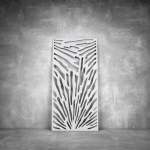 Laser Cut Screen - Design 053 - 1040 X 535 X 20 Stone Grey Indoor