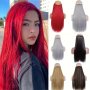 Synthetic 55.88 Cm No Clips In Hidden Secret False Hair Piece Hair Extension Long Curly Fish Line Hair Pieces