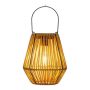 Bamboo Look Warm Home&patio Solar Lantern LED Light