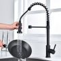 Black Kitchen Sink Faucet Mixer Tap 1199B