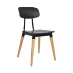 Cloe Cafe Chair - White & Yellow