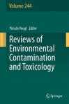 Reviews Of Environmental Contamination And Toxicology Volume 244 Hardcover 1ST Ed. 2018
