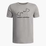 Under Armour Boys Gl Foundation Tee 069 Titanium - 10XL