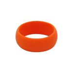 Men's Plain Silicone Rings - Colour Selection - Orange 13