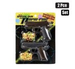 Gun Hand Rubber Band 2PC Set 24X18CM