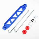 Battery Hold Down Bracket Holder Car Battery Holder Kit With 10IN J Bolts Aluminum Alloy Battery Tie Down Mount Bracket Battery