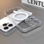 Clear Magnetic Transparent Phone Case For Iphone 11/11 PRO/11PRO Max To 15/15 PRO/15 PLUS/15 Pro Max - Simple & Fashionable Wireless Charging Compatible