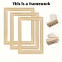 1PC Oil Painting Inner Frame Wooden Strip Thickened Frame Wood Stretcher Bars Painting Canvas Wooden Frame For Gallery Wrap Oil Painting Art Stretcher Bars