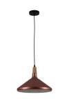 Aurelia Saucer Pendant Light Metal And Wood