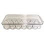 Refrigerator Eggs Case Organizer With Lid - 18 Egg Tray