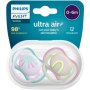 Avent Ultra Air Soother Girl 0-6m 2 Pack