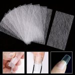 Nail Extension Silk Fiberglass Kit - 10PCS Quick Nail Repair & Builder Fiber Sheets Professional Nail Art Tool For Uv Gel Acryli