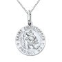 St Christopher Pendant in Sterling Silver