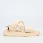 Coconut 6 Flat Sandal - Bone - Bone 8