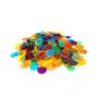 Maths Counters - Transparent 200 Piece Learn Counting Colours And Math Fun