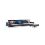 Modern L-shaped Corner Sofa With Adjustable Headrests