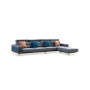Modern L-shaped Corner Sofa With Adjustable Headrests