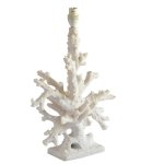White Coral Lamp Base
