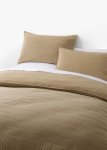 Quilted Washed Cotton Duvet Cover Set