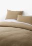 Quilted Washed Cotton Duvet Cover Set