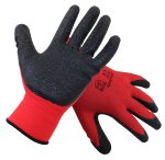 Palm Glove Safety Latex Coated Crinkle Size 10
