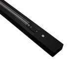 3 Wire Slim Surface Track In Black Or White - 1M 2M 3M - White 3 Metre