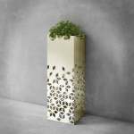 Plant Holder D02 - Matt Silver Outdoors