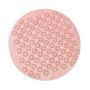 Non-slip Pvc Round Shower Massage Mat With Suction Cups - Pink