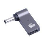 100W Usb-c Type-c Female To Dc 4.5X3.0MM Male Computer Charging Adapter For Dell