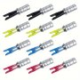 10pcs Plastic Archery Arrow Nocks Arrow Aluminum Pin Nock With Aluminum Needle For Outdoor Training