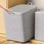Large Capacity Travel Storage Bag Polyester Material Storage Bag Ideal For Home Organization And Moving