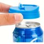 Reusable Leakproof Can Lid Covers - 3/2/1pcs Beverage Seal Covers Splash-proof Press-type Lids For Drinks Secure Freshness For Outdoor Camping And Picnics Drinkware Accessories