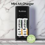 Uniross MINI Charger With 2 Aa Rechargeable Batteries