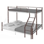Metal Tri Bunk – Antique Brown + White