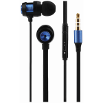Volkano Alloy Series Metal Earphone - Blue VK-1007-BL V1