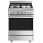 Smeg Cooker With Gas Hob 60X60CM Classica Aesthetic – Stainless Steel