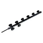 8 Wire Square Tube Shield Pin Bracket With Black Insulator