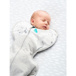 Love To Dream Swaddle Up Winter Warm White - Newborn 2.2-3.8 Kg - Stage 1 Swaddling - 2.5TOG