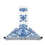 Smeg KT90DGME Decorative Wall Hood Divina Cucina Victoria Aesthetic Blu Mediterraneo
