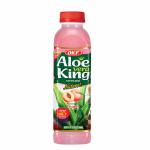 Aloe Vera King Peach Drink 500ML - Refreshing Sweet Peach Juice With Real Juicy Aloe Vera Gel Bits Instant Summer Hydration |