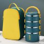 Stainless Steel Insulated Lunch Box Set With Bag & Cutlery - Large Capacity Portable Bento Box For School Picnic Camping Teens &