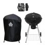 57CM Charcoal Kettle Braai - Hinged Lid Cover & Braai Tool Set