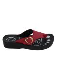 Ladies Aerosoft Buckle Thong - 9 Red