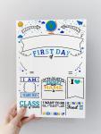 Back To School - Acrylic Board Boys - Afrikaans